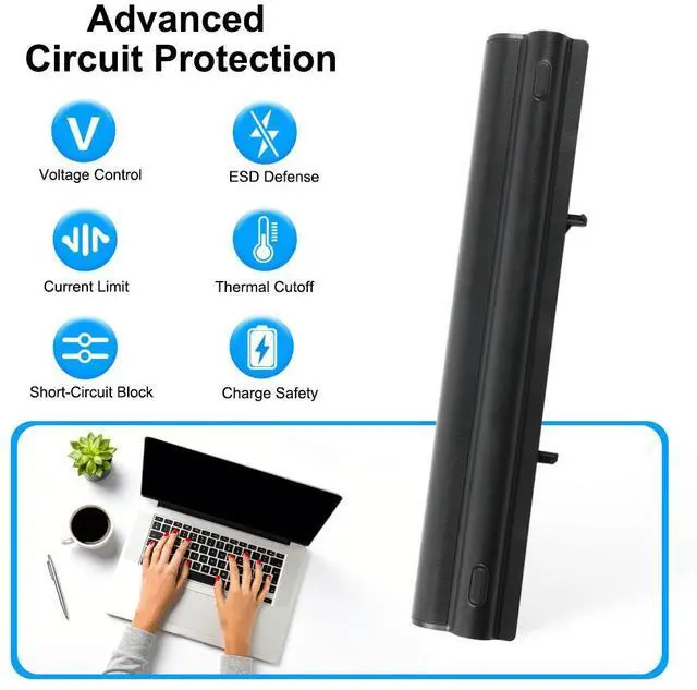 Alt view image 9 of 13 - KingSener A42-U36 Replacement Laptop Battery for ASUS U36 Series