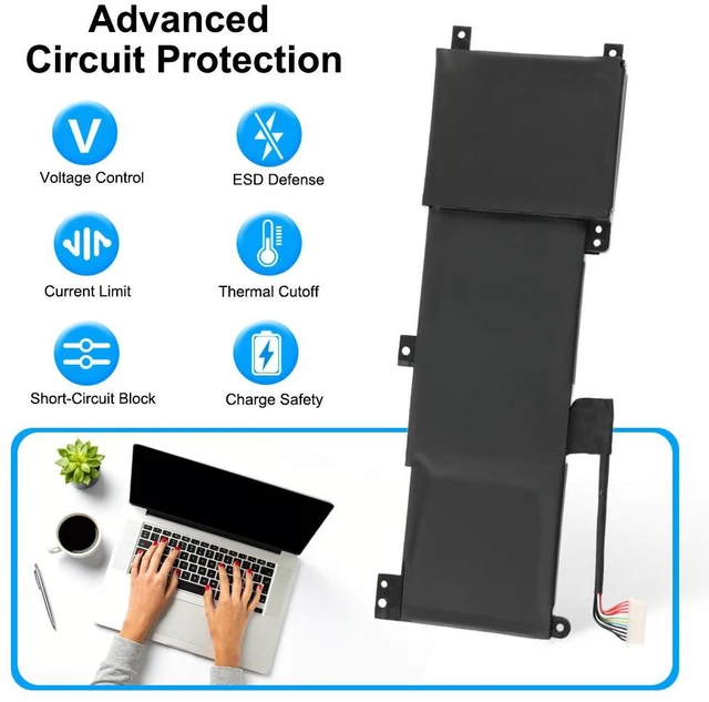 Alt view image 2 of 6 - Kingsener SQU-1723 Laptop Battery For GIGABYTE AORUS 15-XA 15-WA 15-W9 15-SA 15-X9 15-XA-F74CDW 15-XA-7FR5252W For THUNDEROBOT 911 Quanta