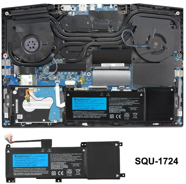 Alt view image 6 of 6 - Kingsener SQU-1723 Laptop Battery For GIGABYTE AORUS 15-XA 15-WA 15-W9 15-SA 15-X9 15-XA-F74CDW 15-XA-7FR5252W For THUNDEROBOT 911 Quanta