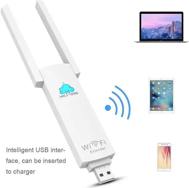 Alt view image 5 of 7 - Wifi Extender USB Wifi Repeater 300M WiFi Signal Extender Amplifier Wireless Router Long Range
