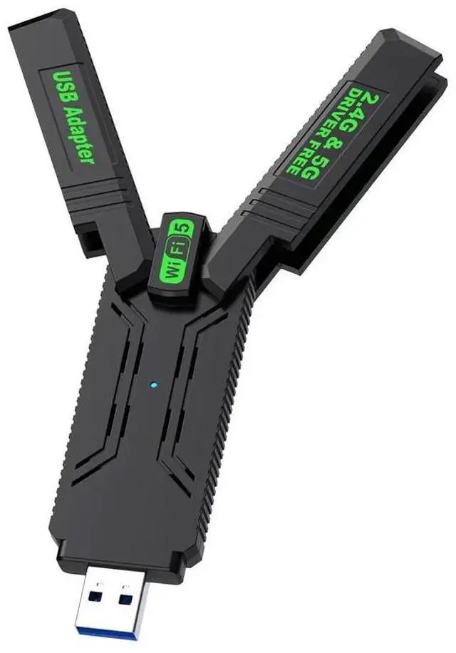 Main image of 4 Antenna WiFi USB Adapter Dual Band 2.4G+5Ghz 1300Mbps Wi-Fi Dongle USB3.0 High-Speed Wireless Card Receiver For PC/Laptop Win