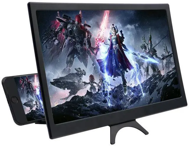 Alt view image 3 of 5 - 2025 mobile phone screen magnifier, 12-inch curved magnifier, ultra-clear mobile phone screen magnifier Large screen, curved screen