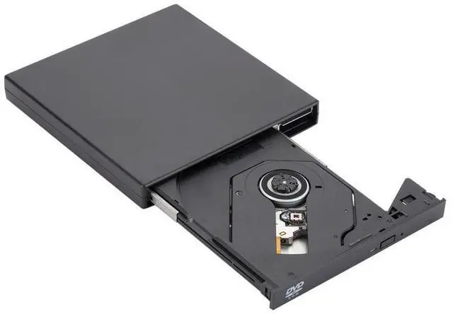 Main image of External USB 2.0 optical drive (DVD drive) for laptops, desktops, all-in-one computers, CD burners, and USB portable optical drives.