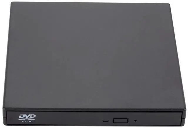 Alt view image 4 of 7 - External USB 2.0 optical drive (DVD drive) for laptops, desktops, all-in-one computers, CD burners, and USB portable optical drives.
