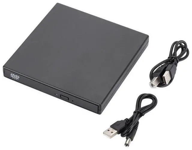 Alt view image 5 of 7 - External USB 2.0 optical drive (DVD drive) for laptops, desktops, all-in-one computers, CD burners, and USB portable optical drives.