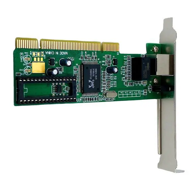Alt view image 2 of 7 - High-quality PCI network card, PCI gigabit network card, desktop computer RTL8169 network card, compatible with Intel.