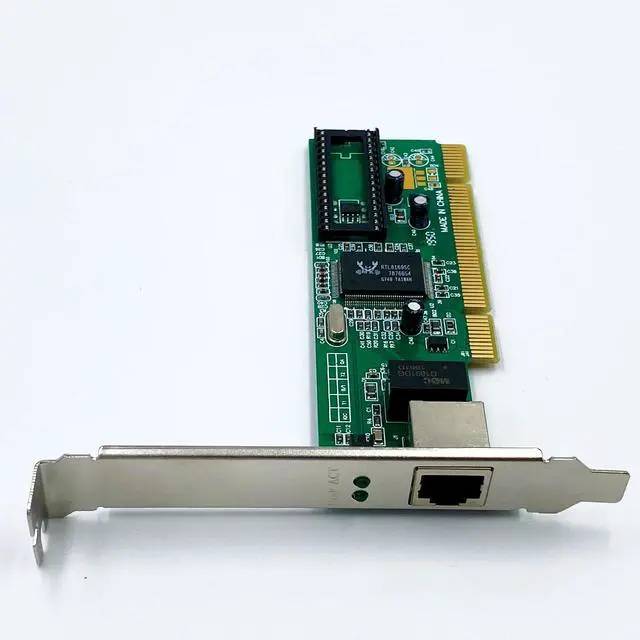 Alt view image 6 of 7 - High-quality PCI network card, PCI gigabit network card, desktop computer RTL8169 network card, compatible with Intel.