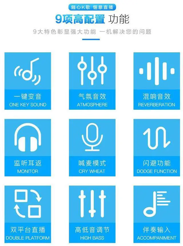 Alt view image 6 of 6 - Live streaming sound card, USB stereo recording and mixing, independent device, surround sound, surround stereo.