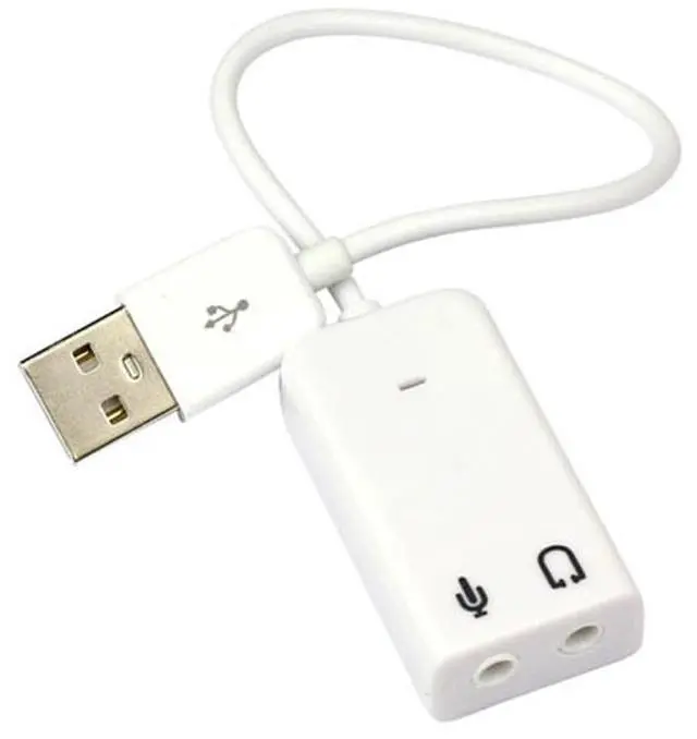 Main image of Wired USB 7.1 sound card for laptops and desktops (driver-free)