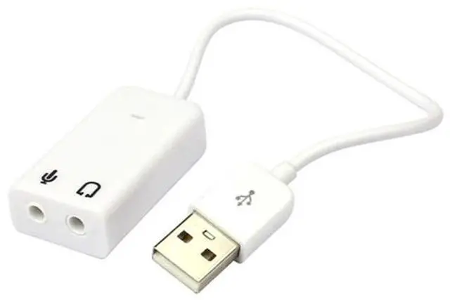 Alt view image 2 of 7 - Wired USB 7.1 sound card for laptops and desktops (driver-free)