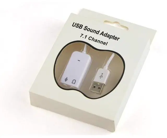 Alt view image 5 of 7 - Wired USB 7.1 sound card for laptops and desktops (driver-free)