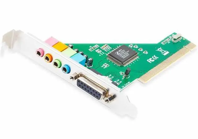 Main image of PCI sound card for desktop computers, built-in sound card on motherboard, 5.1 channel dedicated sound card.