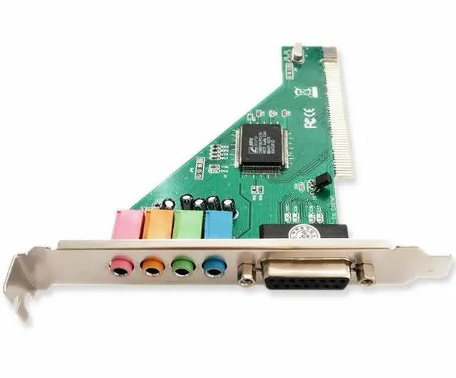 Alt view image 2 of 7 - PCI sound card for desktop computers, built-in sound card on motherboard, 5.1 channel dedicated sound card.