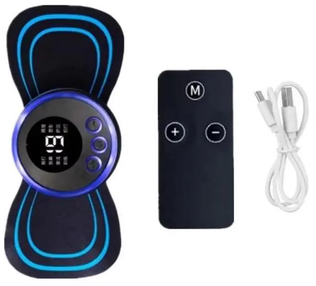 Main image of EMS Neck Massage Electric Massager Cervical Neck Back Patch 8 Mode Pulse Muscle Stimulator Portable Relief Pain