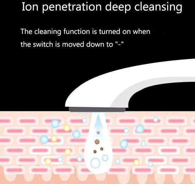 Alt view image 2 of 6 - Electric Anti-aging Machine High Frequency Ultrasonic Facial Beauty Device Ionic Clean Wrinkle Removal Skin Lift Facial Massager