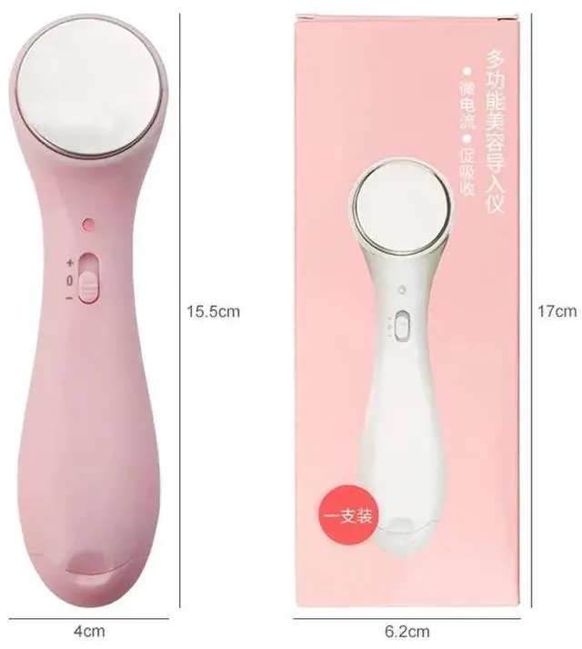 Alt view image 6 of 6 - Electric Anti-aging Machine High Frequency Ultrasonic Facial Beauty Device Ionic Clean Wrinkle Removal Skin Lift Facial Massager