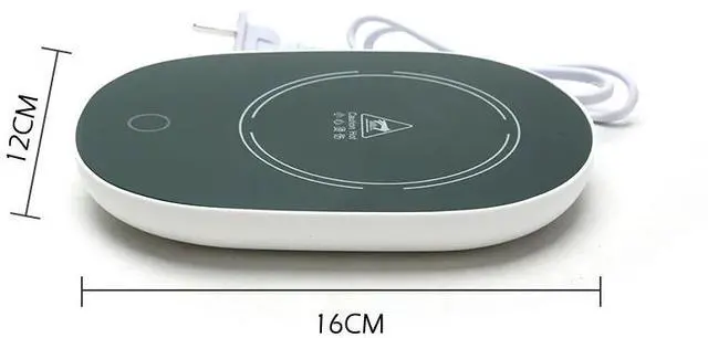 Alt view image 5 of 6 - Coffee Mug Cup Warmer Insulation USB 55 °C Thermostat Coaster Tea Milk