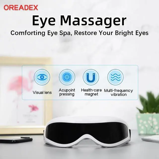Alt view image 4 of 7 - Silicone Magnetic Eye Massager Electric Constant Temperature Eye Protector Relieves Dry Eyes Fatigue Eye Care Massage Instrument
