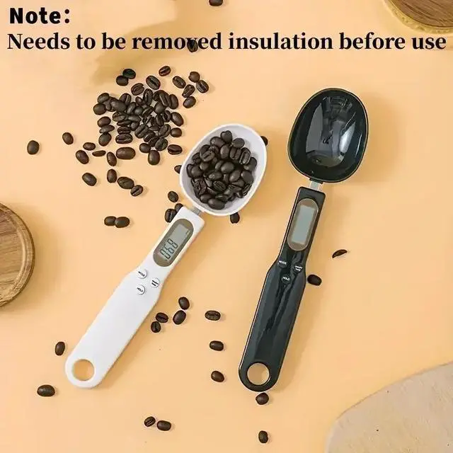 Alt view image 7 of 7 - 2 PCS Mini Spoon Scale Digital Kitchen Scale Electronic LCD Food Scale 0.1-500g Cooking Flour Milk Coffee Powder Weight Measure Spoon