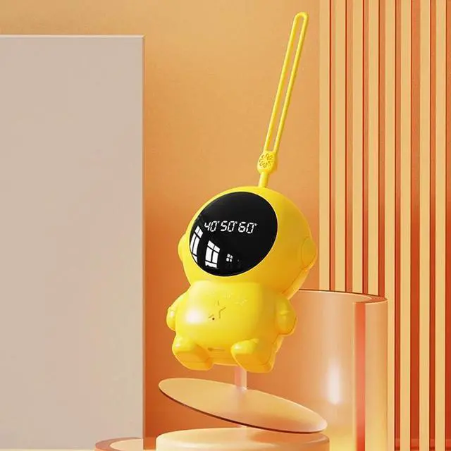Main image of Hand Warmer 1200mAh Astronaut Hand Warmer Usb Charging Winter Mini Hand Warmer Pocket Hand Warmer Large Capacity Winter Gift Yellow