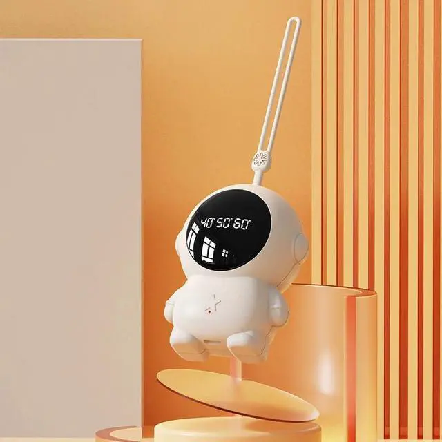 Alt view image 2 of 7 - Hand Warmer 1200mAh Astronaut Hand Warmer Usb Charging Winter Mini Hand Warmer Pocket Hand Warmer Large Capacity Winter Gift Yellow