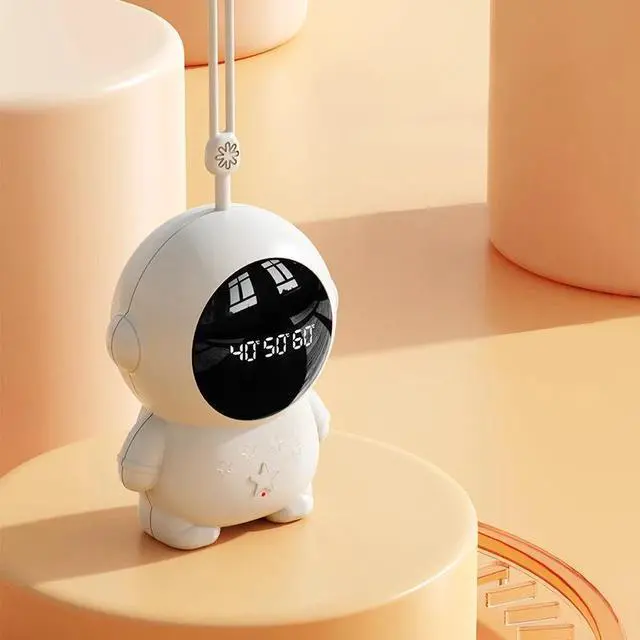 Alt view image 6 of 7 - Hand Warmer 1200mAh Astronaut Hand Warmer Usb Charging Winter Mini Hand Warmer Pocket Hand Warmer Large Capacity Winter Gift Yellow