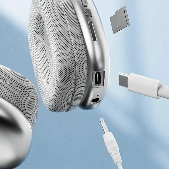 Alt view image 3 of 3 - Aessdcan White Wireless P9 BT Headset: The Perfect Gift for Men and Women - Great for Birthdays and Friends