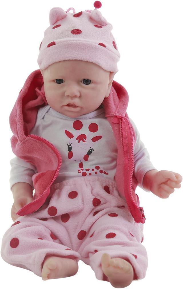 COSDOLL Newborn Baby Doll Realistic Baby Toys Soft Full Body Silicone Baby  Full Silicone Baby Dolls,Not Vinyl Dolls,Eye open Real Newborn Baby Dolls