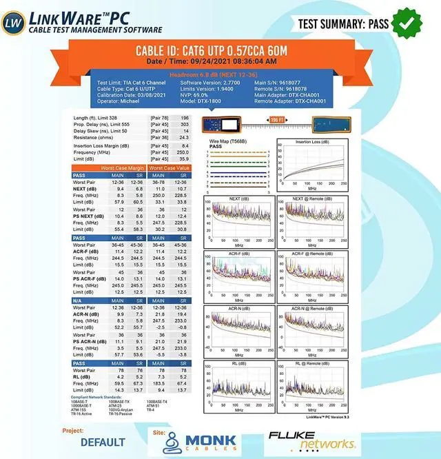 Alt view image 6 of 6 - CAT6 Plenum 1000ft Cable | Solid Internet Wire | CMP Plenum Rated | 23AWG 550MHz UTP | Network Ethernet Cable Bulk Black