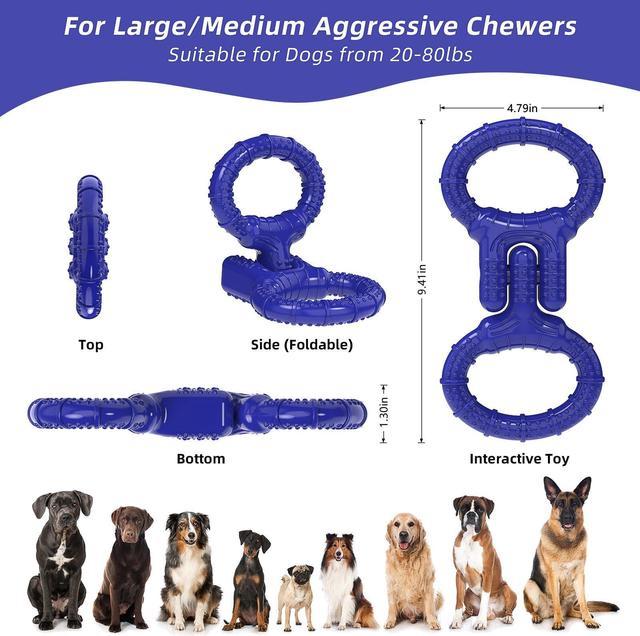 MASBRILL Dog Toys for Aggressive Chewers ,Dog Toys Indestructible
