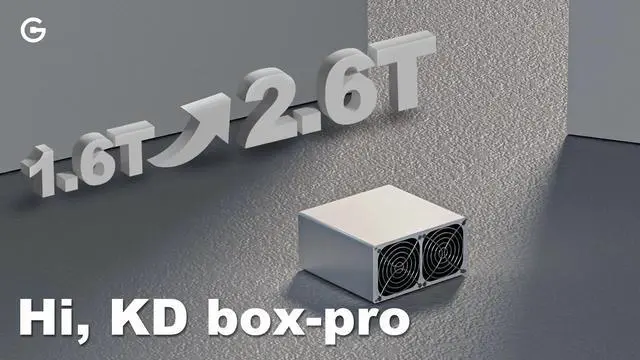 Alt view image 3 of 3 - Goldshell KD BOXpro Miner KDA Miner Ready To Delivery KD Box pro without psu 2.6T hash rate KDA Miner
