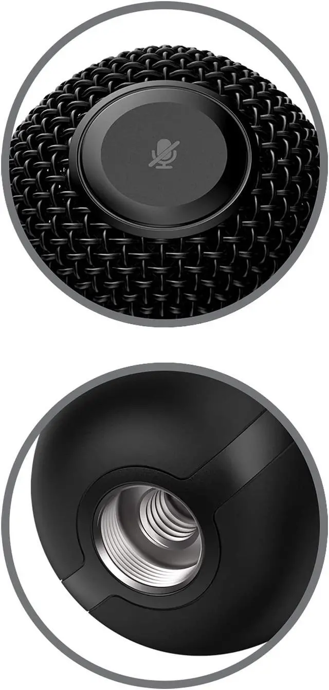 Alt view image 5 of 5 - USB Condenser Gaming Microphone, for PC, PS4, PS5 and Mac, Tap-to-Mute Sensor, Cardioid Polar Pattern, great for Gaming, Streaming, Podcasts, Twitch, YouTube