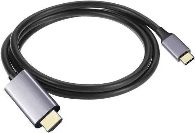 Alt view image 6 of 6 - USB Type C to HDMI Cable,6ft/1.8M(4K@60Hz) USB 3.1 Type-C to HDMI Cable,Thunderbolt 3 Compatible with MacBook Pro 2021/2020, MacBook Air,iPad Pro 2021,Surface Book 2,Galaxy S20 and More