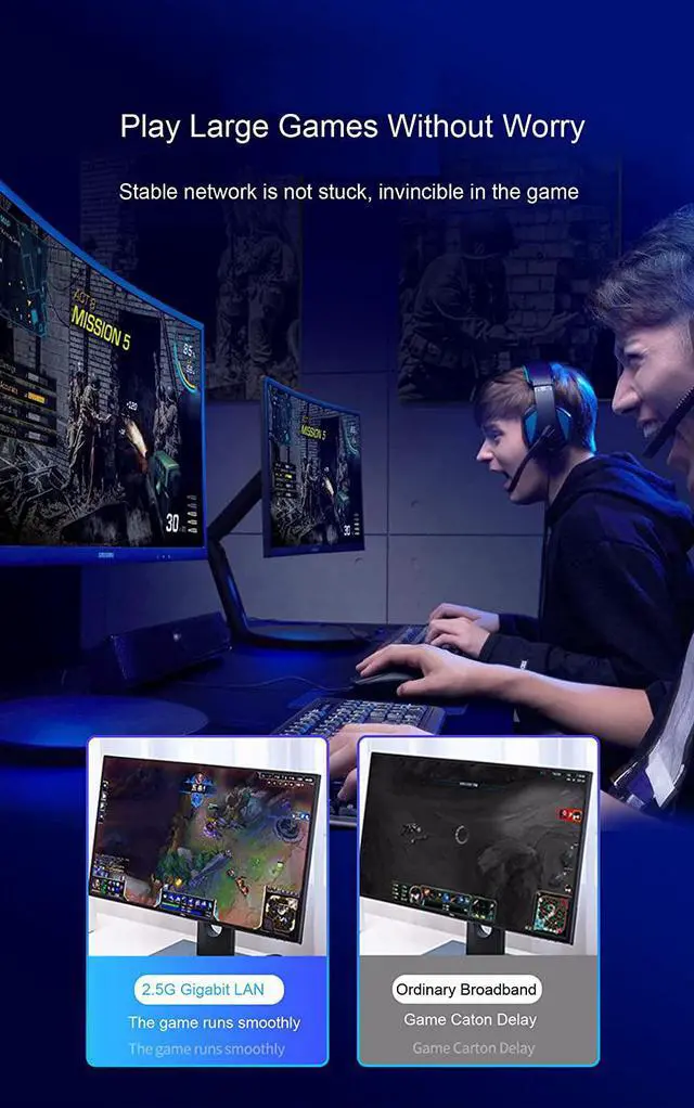 Alt view image 4 of 7 - USB Type C 3.1 to 2.5G Gigabit Ethernet Network Adapter USB Type C to 2.5 Gigabit Network RJ45 LAN 2.5Gbps Converter Compatible for MacBook Air/Pro iPad HP Surface Dell Windows (Type-C 3.1 Interface)