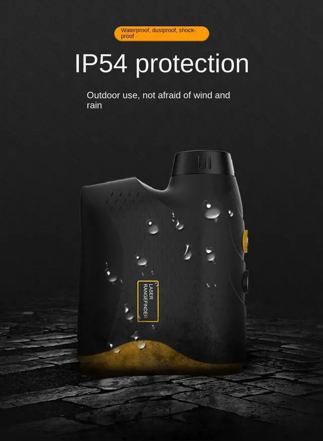 Alt view image 7 of 7 - Laser Range Finder Telescope,546.8 Yards Farther,6 Times Magnification Laser Range Finder for Shooting,Hunting and Golf with Ranging,Speed,Flagpole Lock,Fog Measurement,Angle measurement,IP54 Waterpro