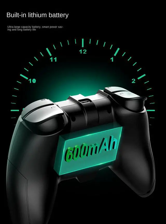 Alt view image 6 of 7 - Wireless Gaming Controller for Xbox One/One X/One S/One Series S/One Series X/PS3/PC/PC360,2.4G Wireless Controller PC Controller with Turbo,Dual Shock Vibration,6-Axis,Gaming Joystick Gamepad,Blue