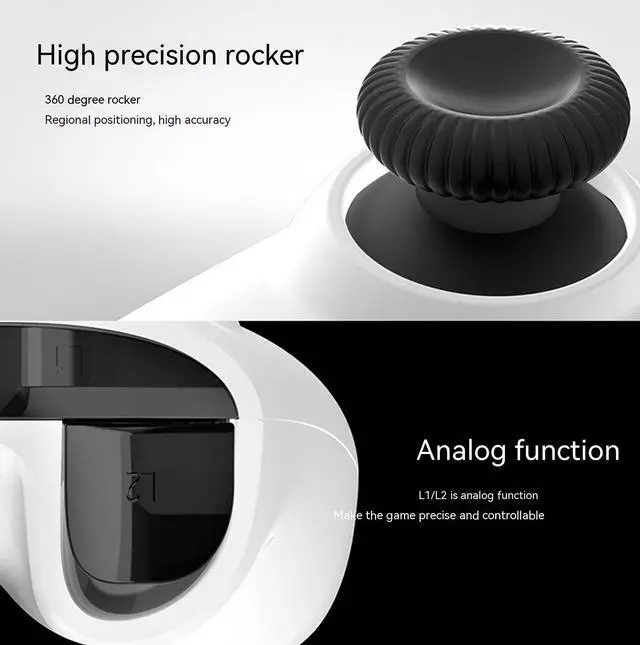 Alt view image 7 of 7 - Wireless Gaming Controller for PS4/Playstation 4/PC Windows 10/8/7,PS4 Gamepad Joystick,Wireless Bluetooth Controller PC Controller with Touch Pad,Dual Shock Vibration,6-Axis Gyroscope,Audio White