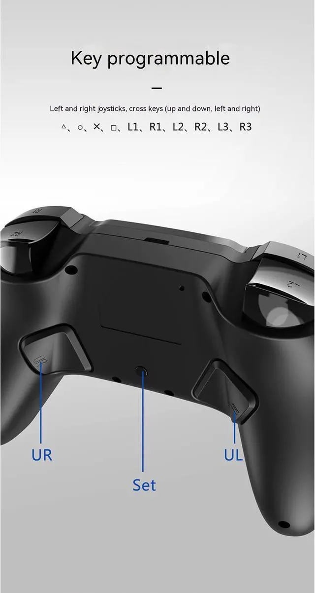 Alt view image 7 of 7 - Wireless Gaming Controller for PS4/Playstation 4/PC Windows 10/8/7,PS4 Gamepad Joystick,Wireless Bluetooth Controller PC Controller with Touch Pad,Dual Shock Vibration,6-Axis Gyroscope,Stereo Audio He