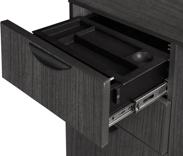 Alt view image 5 of 7 - Regency Legacy 71 x 82 in. Executive L Desk Shell- Ash Grey