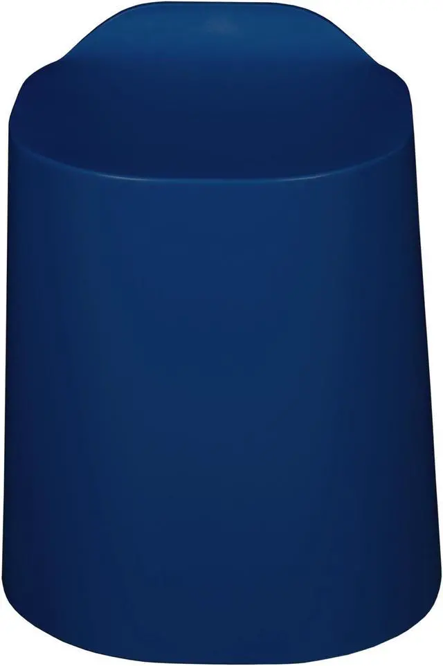 Alt view image 5 of 7 - Regency Dott Plastic Stackable Stool- Navy Blue