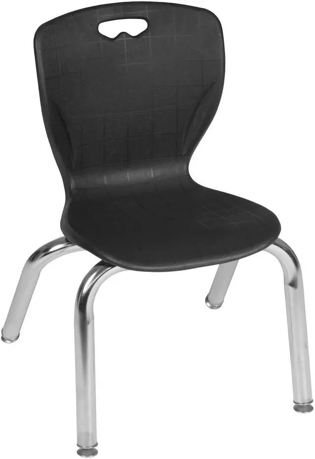 Alt view image 3 of 8 - Andy 12" Stack Chair (20 pack)- Black