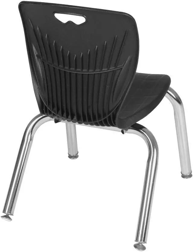 Alt view image 7 of 8 - Andy 12" Stack Chair (20 pack)- Black