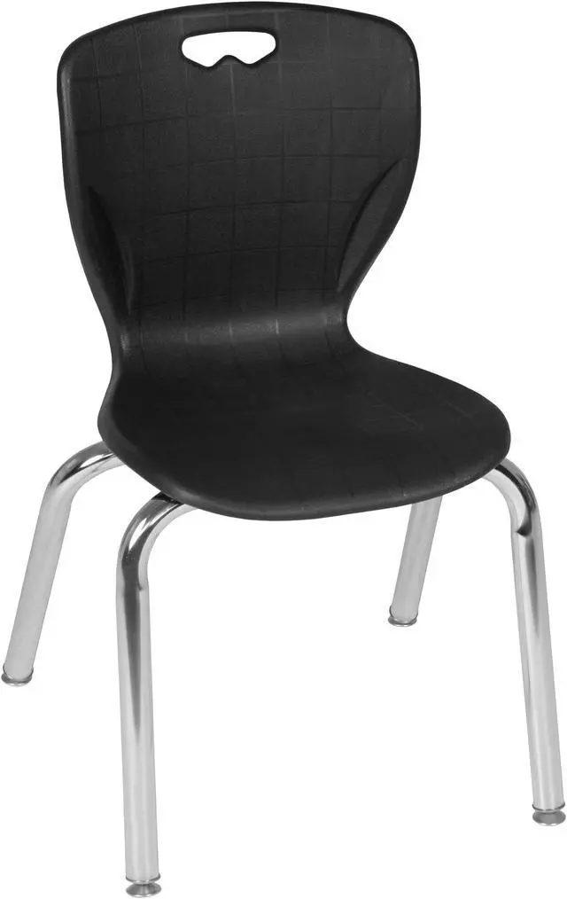 Alt view image 2 of 8 - Andy 15" Stack Chair (20 pack)- Black