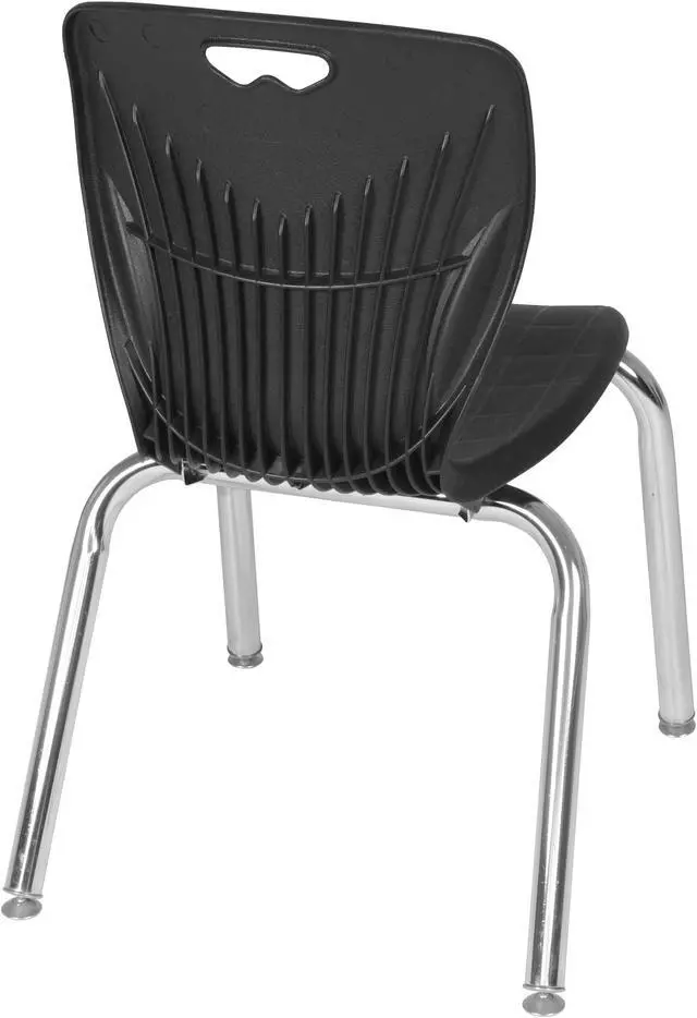 Alt view image 7 of 8 - Andy 15" Stack Chair (20 pack)- Black
