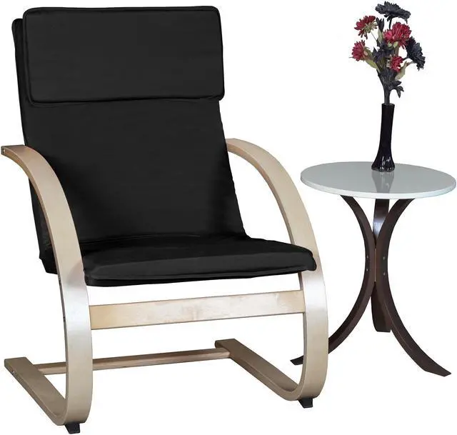 Alt view image 5 of 6 - Niche Mia Bentwood Side Table- Mocha Walnut and Beige