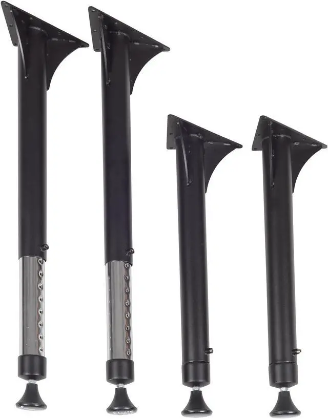 Main image of Regency Kee Adjustable Leg, Black and Chrome (Set of 4)