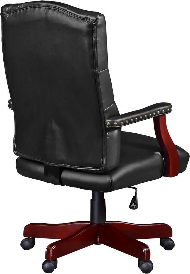 Alt view image 7 of 8 - Ivy League Swivel Chair- Black