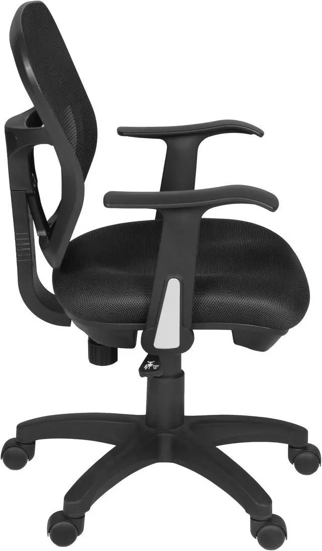 Alt view image 6 of 7 - Harrison Swivel Chair- Black