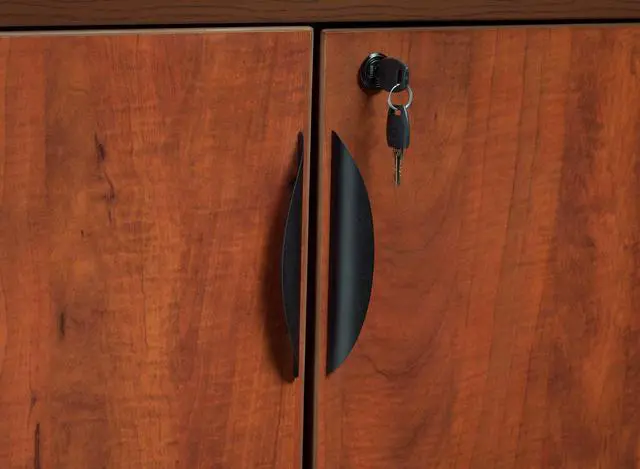 Alt view image 3 of 3 - Regency Legacy Stand Up Side to Side Storage Cabinet/ Storage Cabinet- Cherry