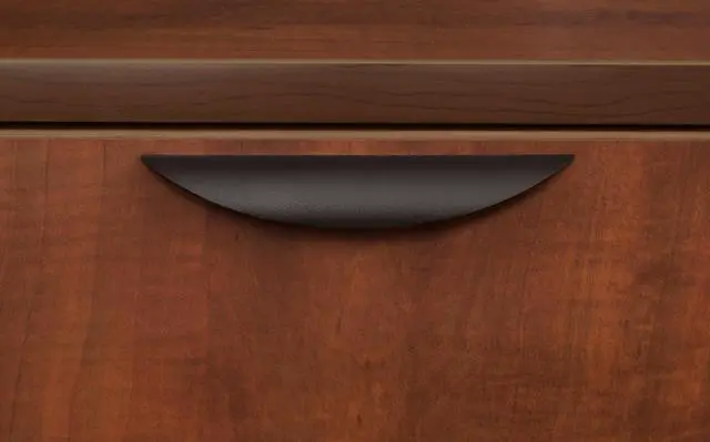 Alt view image 6 of 6 - Regency Legacy 71 x 35 in. Office Desk with Double Pedestal Drawer Unit- Cherry